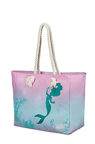 American Tourister Modern Glow Disney - Schultertasche, 42 cm, 25 L, Mehrfarbig (The Little Mermaid) von American Tourister