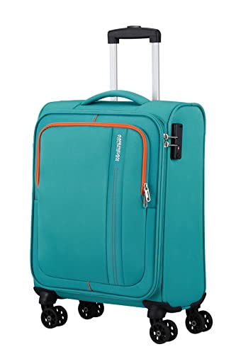 American Tourister Sea Seeker - Spinner S, Handgepäck, 55 cm, 36 L, Grün (Aqua Green) von American Tourister