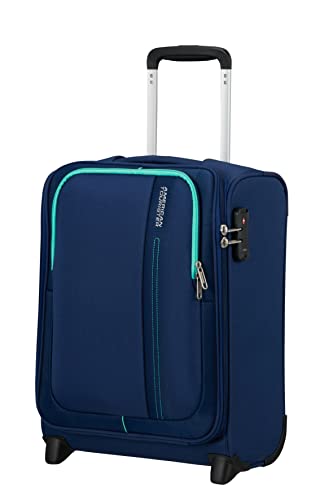 American Tourister Sea Seeker - Upright S, Handgepäck, 45 cm, 28 L, Blau (Combat Navy) von American Tourister