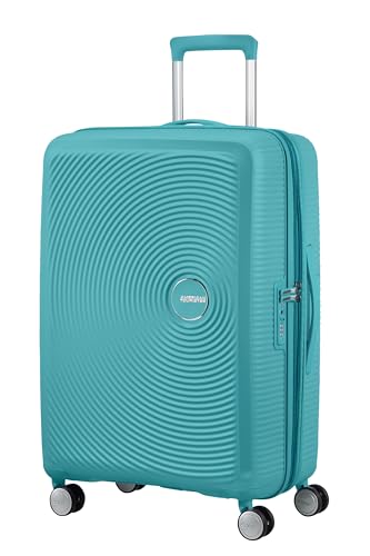 American Tourister Soundbox - Spinner M Erweiterbar Koffer, 67 cm, 81 L, Türkis (Turquoise Tonic) von American Tourister