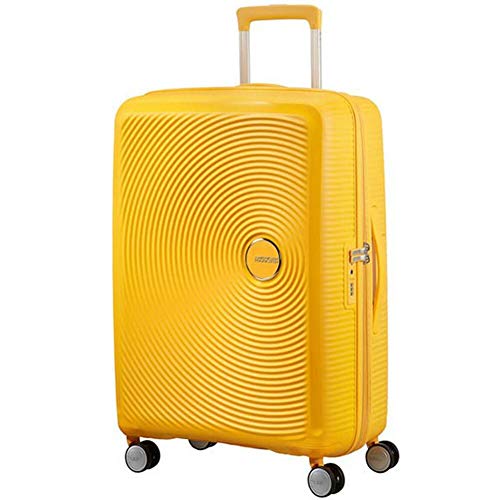 American Tourister Soundbox - Spinner L Erweiterbar Koffer, 97 cm, 110 L, Gelb (Golden Yellow) von American Tourister