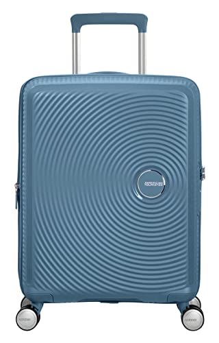American Tourister Spinner EXP TSA Sound Box Stone Blue 55 Unisex Erwachsene, Blau (Stone Blue), 55, Koffer von American Tourister