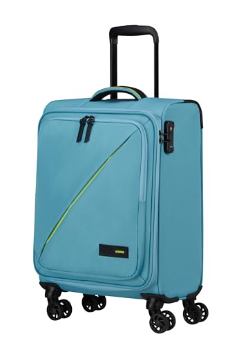 American Tourister Take2Cabin - Spinner S, Handgepäck, 55 cm, 38.5 L, Blau (Breeze Blue) von American Tourister