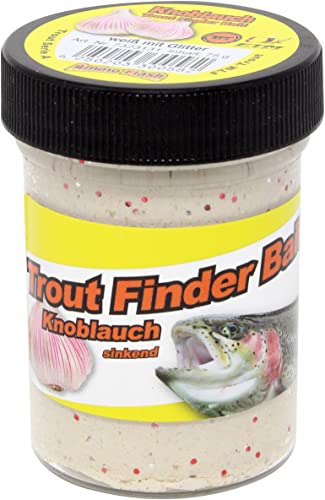 Amino Flash Forellenteig Trout Finder Bait Knoblauch sinkend (weiß) von Amino Flash