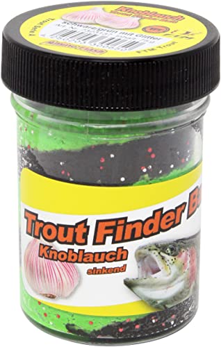 Amino Flash Forellenteig Trout Finder Bait Knoblauch sinkend (schwarz/grün) von Amino Flash