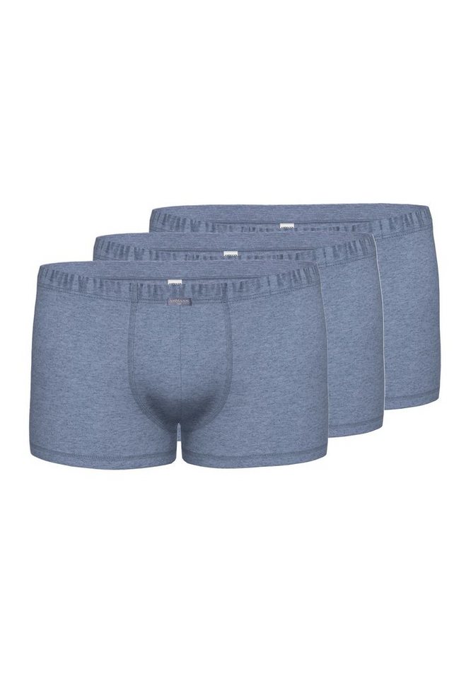 Ammann Retro Boxer 3er Pack Denim (Spar-Set, 3-St) Retro Short / Pant - Baumwolle - Ohne Eingriff - Klassischer Schnitt von Ammann