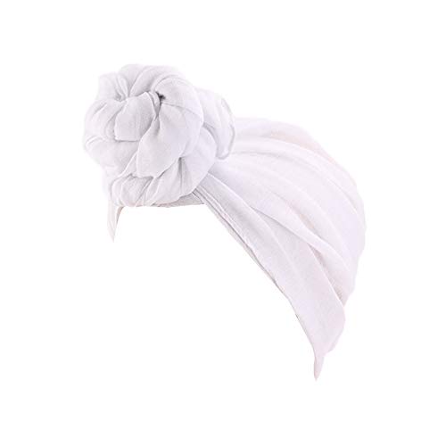 Amorar Damen Geknoteter Hut Schalkappe Kopftücher Turban Mützen Bandana Muslimische Kopftuch Kopfbedeckung Schlafmütze Chemo Hut Chemotherapie-Kappe Kopf Wraps Headwear von Amorar