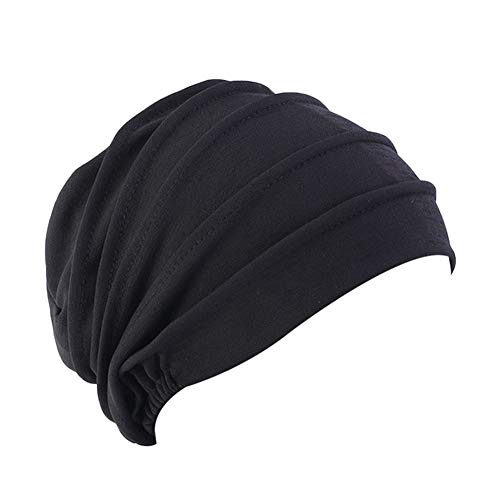 Amorar Frauen Baumwolle Bandana Turban Chemo Krebs Cap Hijab Bonnet Kopftücher Schal Hut Kopfbedeckung Schlafmütze Muslimisches Chemotherapie-Kappe Kopftuch von Amorar
