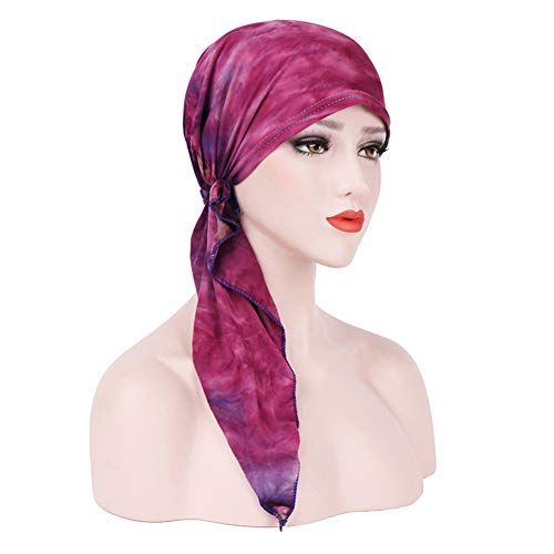 Amorar Muslimisches Kopftuch Frauen Baumwolle Bandana Turban Chemo Krebs Cap Hijab Bonnet Kopftücher Schal Hut Kopfbedeckung Schlafmütze für Haarverlust, Chemo, Krebs Cap Chemotherapie von Amorar