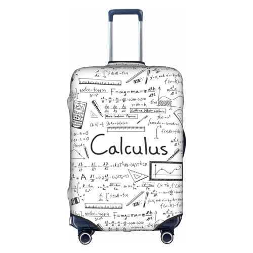 Amrole Gepäckabdeckung, Kofferabdeckung, Protektoren, Gepäckschutz, passend für 45,7 - 76,2 cm (18 - 3, Mathematik-Geometrie-Geek-Rechner, M von Amrole