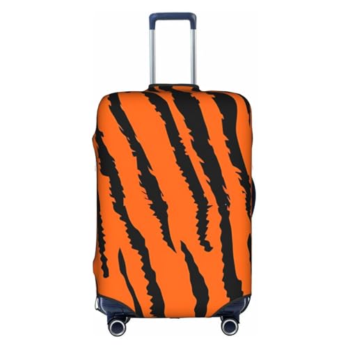 Amrole Gepäckabdeckung, Kofferabdeckung, Protektoren, Gepäckschutz, passend für 45,7 - 76,2 cm (18-30 Zoll) Gepäck,, Orange Tiger Leopard, M von Amrole