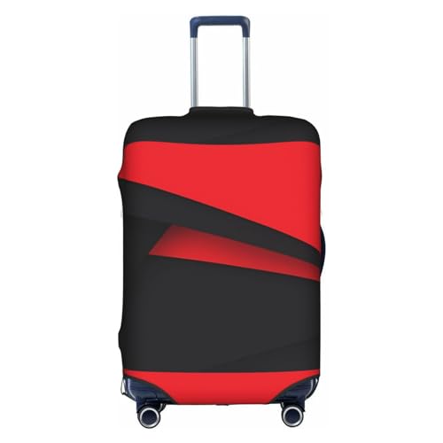 Gepäckabdeckung, Kofferabdeckung, Protektoren, Gepäckschutz, passend für 45,7 - 76,2 cm (18-30 Zoll) Gepäck,, rot / schwarz, XL von Amrole