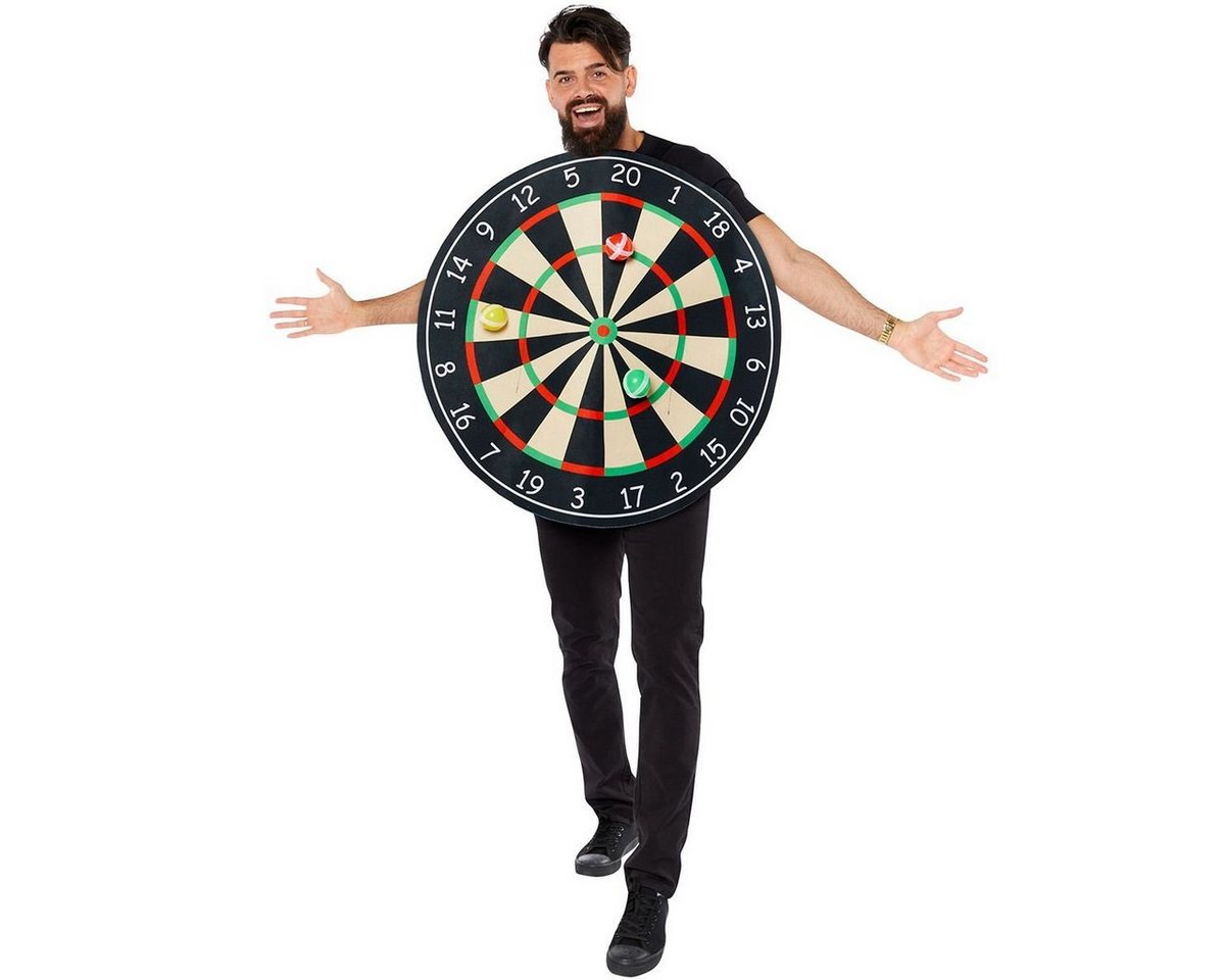 Amscan Kostüm Dartscheibe für Erwachsene mit Bällen Dart-Board von Amscan