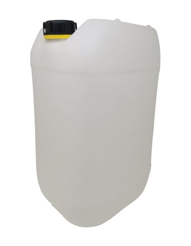 AnSa Getränke- Wasserkanister Natur | Premium Qualität Kanister | Lebensmittelecht BPA frei | DIN 51 | DIN 61 | Tragbar Indoor und Outdoor (25 Liter) von AnSa