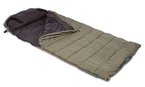 Anaconda Unisex – Erwachsene Schlafsack NW III, Schwarz Beige, XXL-Maße: 230 x 105 x 10,5cm von Anaconda