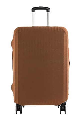 Anawakia Elastisch Einfarbig Kofferhülle Koffer Abdeckung Schutzhülle Kofferschutzhülle Kofferbezug Luggage Gepäck Cover (Braun,M 22-24 Zoll) von Anawakia
