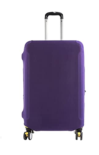 Anawakia Elastisch Einfarbig Kofferhülle Koffer Abdeckung Schutzhülle Kofferschutzhülle Kofferbezug Luggage Gepäck Cover (Lila,S 18-20 Zoll) von Anawakia