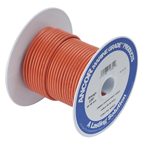 Ancor Other TINNED Copper Wire 18AWG (0,8MM²) ORANGE 250FT DAN-781, Multicolor, One Size von Ancor