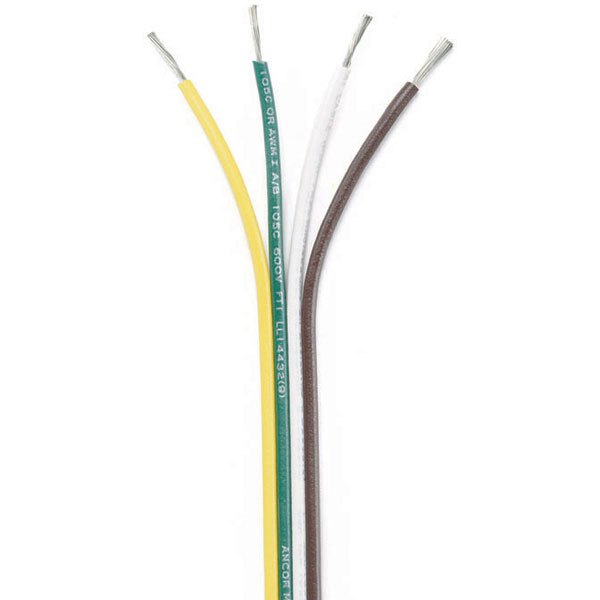 Ancor Marine Grade Specialty Flat Ribbon Cable 16/4 30.4 M Mehrfarbig von Ancor