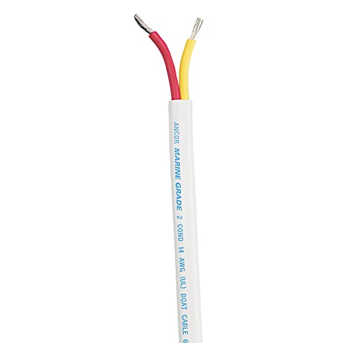 Ancor Other Duplex Cable 6/2AWG (2X13MM²) White, Flat 50FT DAN-607, Multicolor, One Size von Ancor