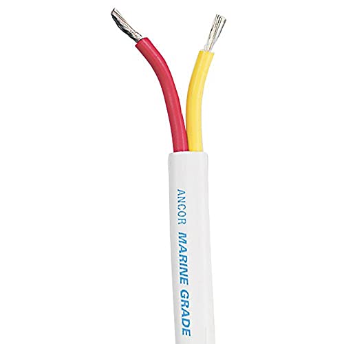 Ancor Other Safety Duplex Cable 16/2AWG (2X1MM²) Flat 25FT DAN-652, Multicolor, One Size von ANCOR MARINE GRADE