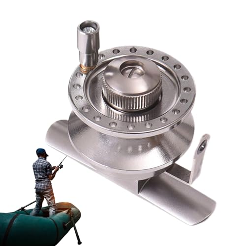 Ancsttu Rollen Süßwasser | Aluminium Legierung Eisfischen Spinnrolle Mit Ergonomischer Kurbel | Angeltackle Mit Bequemem Griff Für Vater Ehemann Nachbar Großvater von Ancsttu