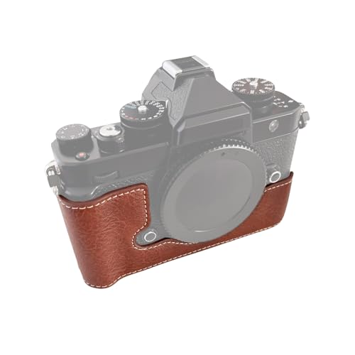 Andoer Tragbare Kamera-Schutzhülle, Kameratasche im Retro-Stil, Tragetasche mit Öffnung an der Unterseite und Schultergurt, Ersatz für die Nikon Zf/Z f-Kamera von Andoer
