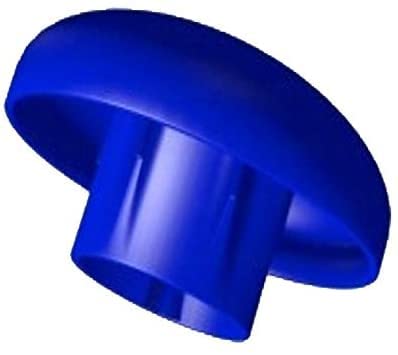 Andreas Dell Trampolin Endkappen 6 x Blau für Schaumstoffrohr Stangen Stangenschutz Pfosten Netz aussen 50mm innen 28mm für Stangen von Andreas Dell