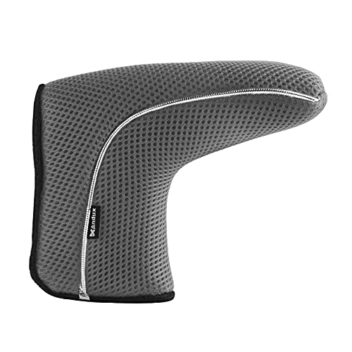 Andux Gittergewebe Putter-Abdeckung Golf Blade Putter-Kopfabdeckung MT/TG15 Grau von Andux