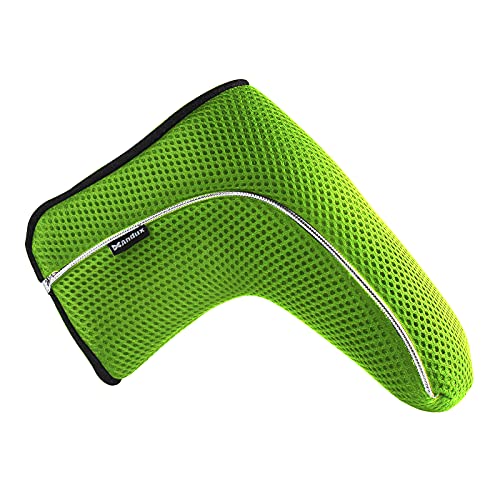 Andux Gittergewebe Putter-Abdeckung Golf Blade Putter-Kopfabdeckung MT/TG15 Grün von Andux