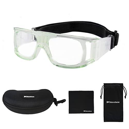 Andux LQYJ-01 Sport-Schutzbrille für Basketball oder Fußball, blau von Andux