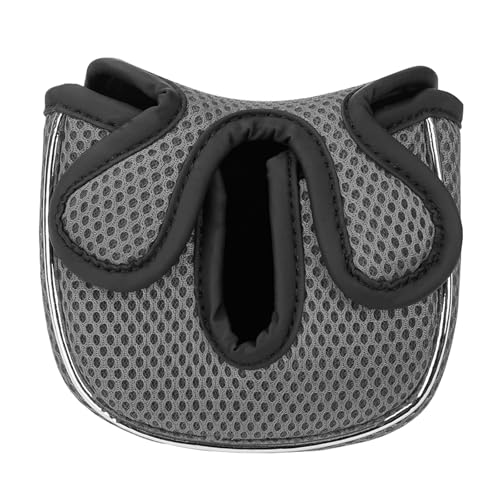 Andux Putter-Abdeckung, Golf-Putter-Kopfabdeckungen für Putter mit niedrigem Mittelschaft, MT/TG23, quadratisch grau Andux Putter-Abdeckung, Golf-Putter-Kopfabdeckungen für Putter mit niedrigem Mittelschaft, MT/TG23, quadratisch grau von Andux