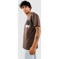 Anerkjendt Akkikki Jacquard Pocket T-Shirt chocolate brown von Anerkjendt