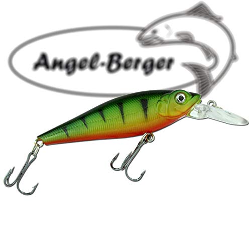 Angel-Berger Deep Shad 3D Wobbler Raubfischköder (Barsch) von Angel-Berger
