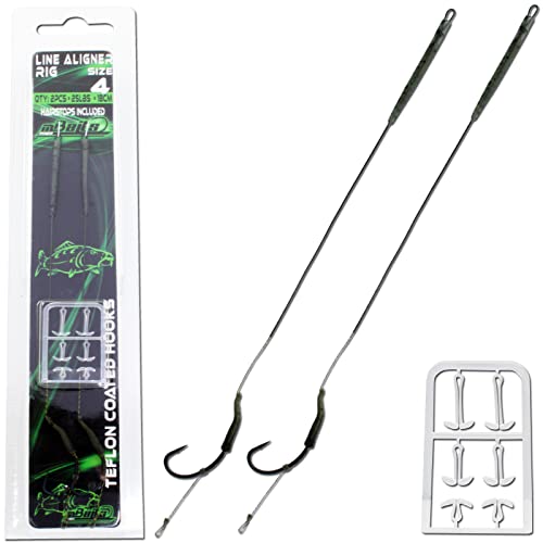 Angel-Berger Magic Baits Line Aligner Rig Boilie Rig Karpfen Rigs Boilievorfach (6) von Angel-Berger