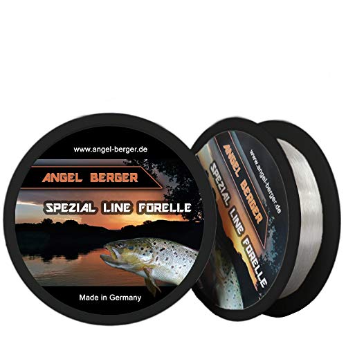 Angel-Berger Spezial Line Angelschnur Zielfischschnur Aal, Forelle, Hecht, Zander, Karpfen, Dorsch, Weissfisch (Forelle, 0,20mm / 4,10Kg) von Angel-Berger