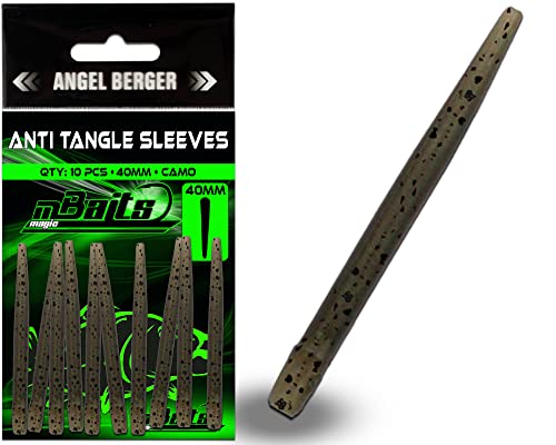Magic Baits Anti Tangle Sleeves Camo Karpfen Boilie Rig von Angel-Berger