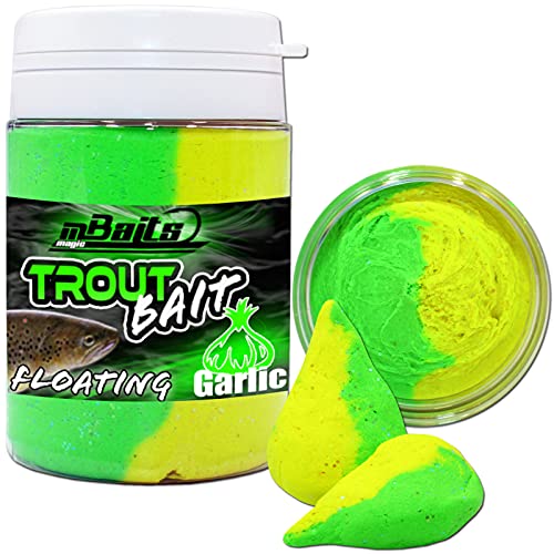Magic Baits Trout Bait Forellenteig Magic Trout Paste (Fluo Green Yellow, 60g) von Angel-Berger