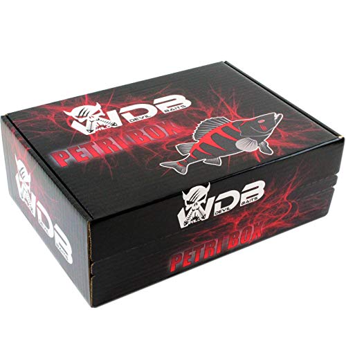 Wild Devil Baits Petri Box Raubfischbox Angelbox Promo Box Geschenk Angeln Angelzubehör von Angel-Berger