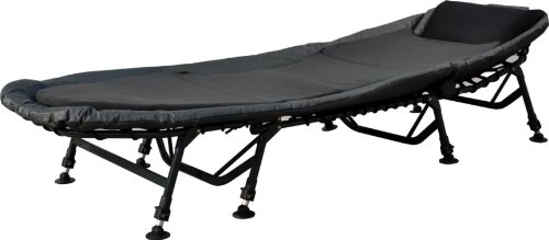 Angelspezi 8-Bein Luxus Angelliege Karpfenliege Bedchair mit Matratze von Angelspezi