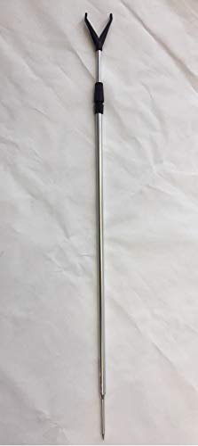 Rutenhalter Bankstick V 70-120cm Tele Faulenzer mit Auflage von Angelspezi