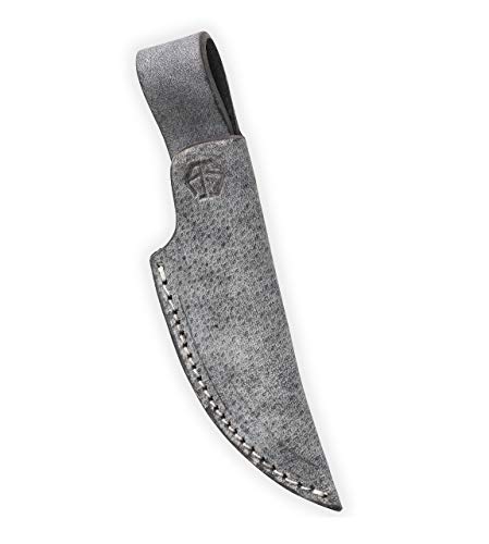 Messerscheide Leder Jack - Messeretui Dickes Echtleder - Messertasche Gürtel - Messer Scheide Jack Antik von Angus Stoke