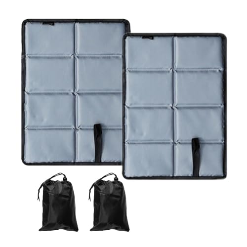 2er Pack Sitzkissen Outdoor - Sitzunterlage Outdoor, Thermo Sitzkissen Faltbar, Sitzunterlage Sitzmatte Wasserdicht mit 2 Aufbewahrungsbeutel für Outdoor Spielplatz Camping Wandern Picknick von Anicy