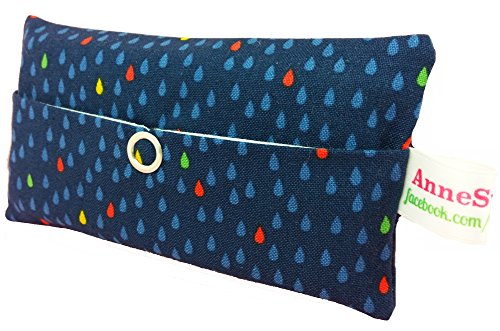 Taschentücher Tasche Regentropfen Mini Raindrops Design Adventskalender Befüllung Wichtelgeschenk Mitbringsel Give Away Mitarbeiter Weihnachten von AnneSvea