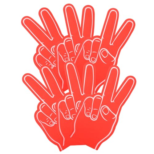 Anneome 6 Stück Schaumstoff Finger Cheer Requisiten Sport Jubel Spielzeug Jubel Schaum Finger Requisiten Neuheit Schaumstoff Finger Schaumstoff Hand Tragbare Schaumstoff von Anneome