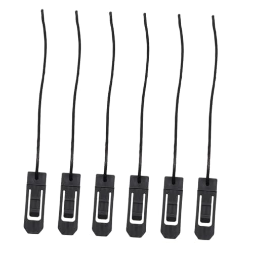 Anneome 6 Stück Wasser Geteilte Platte Verriegelungsschnalle Paddelbrettflossenclips Surfboard -flossenschlösser Flossenclips Sichern Abnehmbare Flossenclips Surfbrett-Clip Schwarz von Anneome