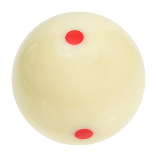 Anneome Weiße Billardkugel Queue Ball Reguläre Größe Billardkugel Pool Ball Einfache Billardkugel Mit 6 Punkten Billard Zubehör von Anneome