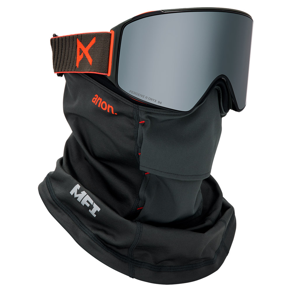 Anon M4 Cylindrical+bonus Lens+mfi Face Mask Ski Goggles  Perceive Sunny Onyx/CAT4 von Anon