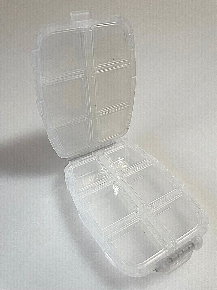 Anplast Angelkoffer Tackle SAKON 12 Kammerbehälter Kleinteilebox Angelbox beidseitig Haken von Anplast