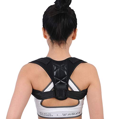 AnraM 1 Stück Haltungskorrektur Wirbelsäulenstütze – Physiotherapie Haltungsstütze Rücken Schulter und Nacken Schmerzlinderung Haltungstrainer (Farbe: Blau) Better Life von AnraM